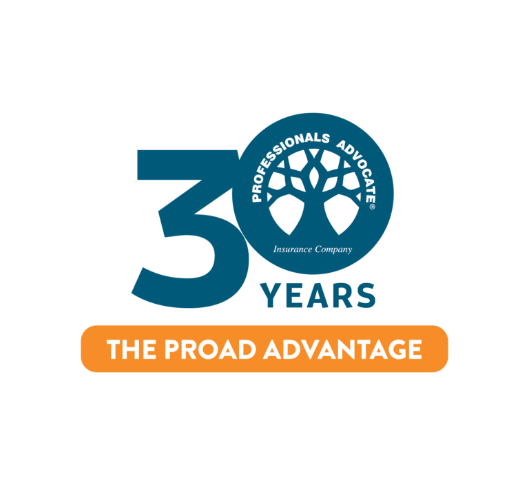 Professionals Advocate Anniversary Logo