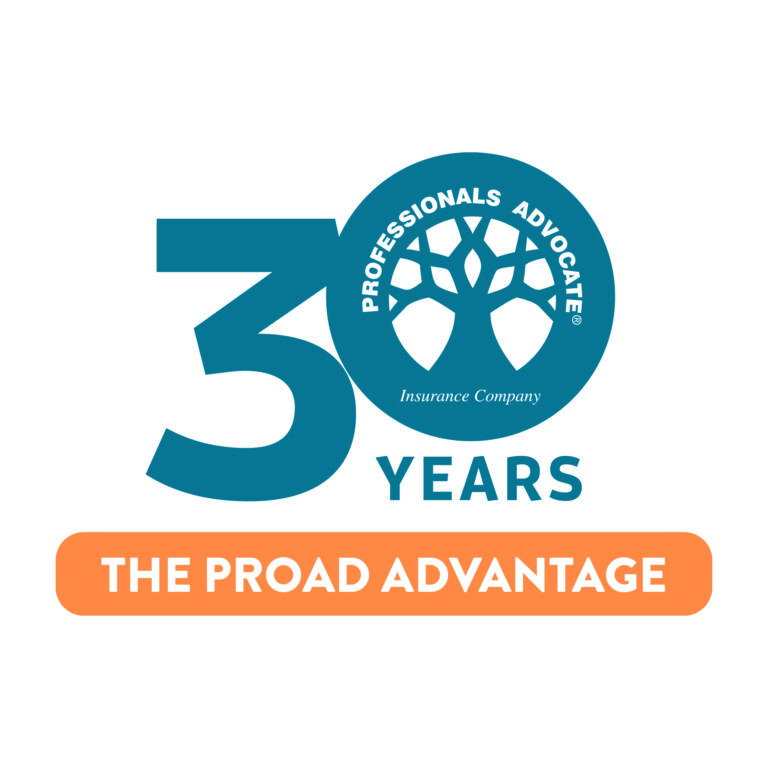 Professionals Advocate 30th Anniversary Logo