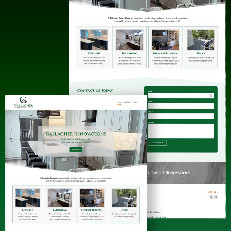 Gallagher Construction Website